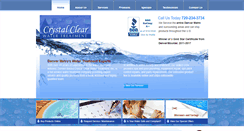Desktop Screenshot of crystalclearwatertreatment.com